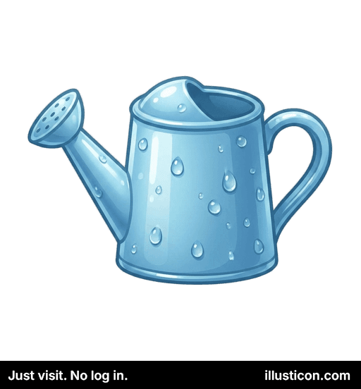 青いじょうろ