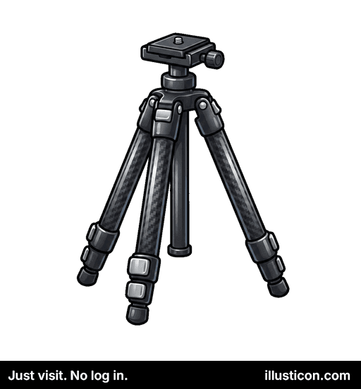 Karbonfibra Fotila Tripiedo