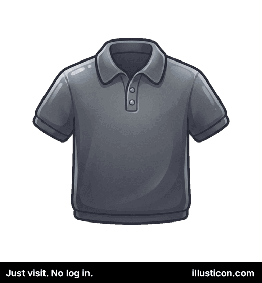 Áo Polo Xám Cổ Điển