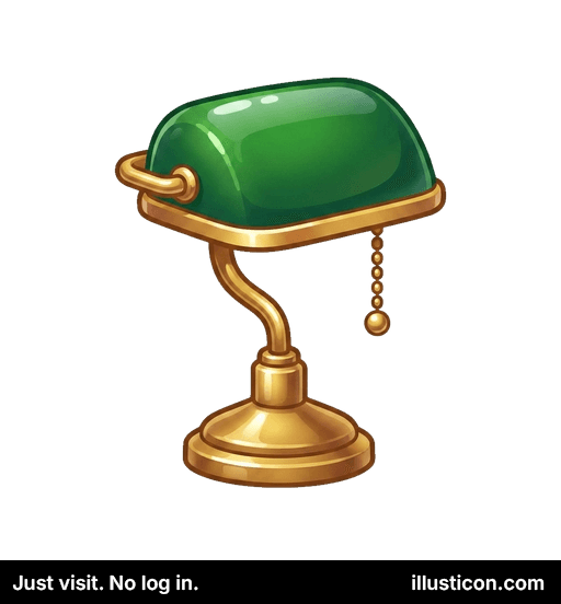 Classic Green Banker's Desk Lamp
