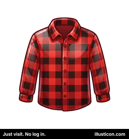 Classic Red Plaid Button-Up Shirt