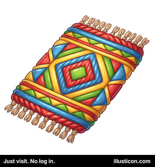 Colorful Patterned Area Rug