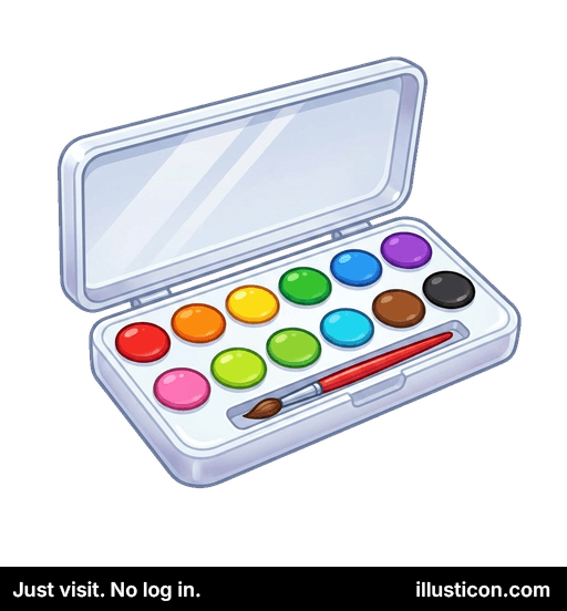 Bộ Màu Nước Sặc Sỡ