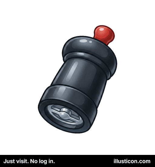 Thiết bị cầm tay màu đen nhỏ gọn