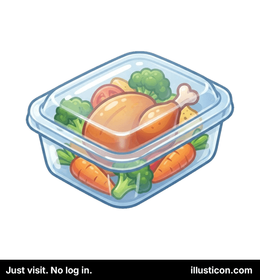 Cooked Chicken and Vegetable Meal