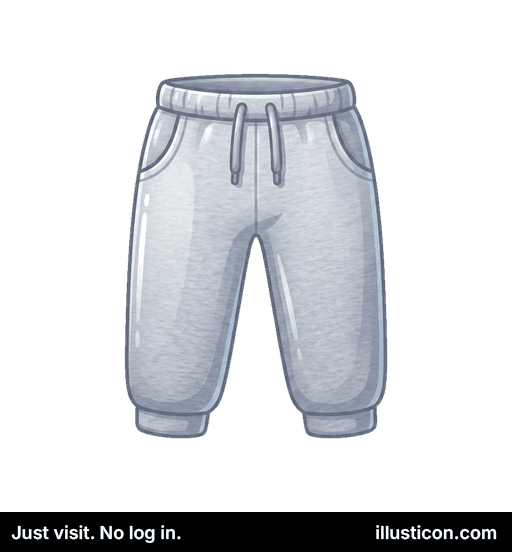 快適なグレーのスウェットパンツ