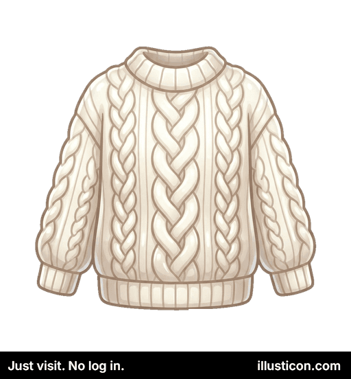 Cream Cable Knit Sweater