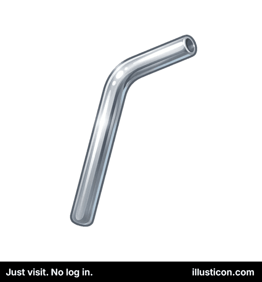 Curved Metal Tube Section
