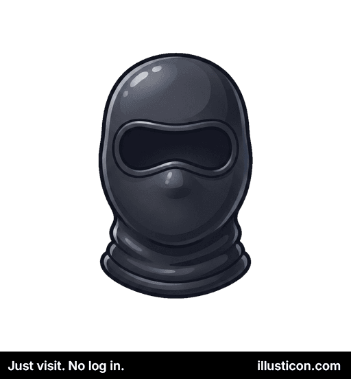 ダークバラクラバヘッドカバー