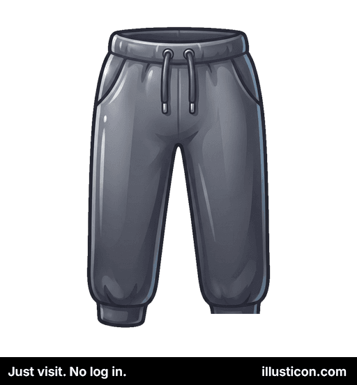 Pantalones deportivos gris oscuro con cordón