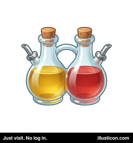 Dual Oil and Vinegar Dispenser