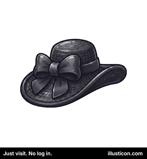 Elegant Black Sun Hat