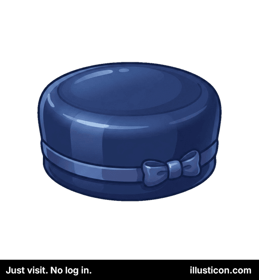 Elegante Sombrero Pillbox Azul
