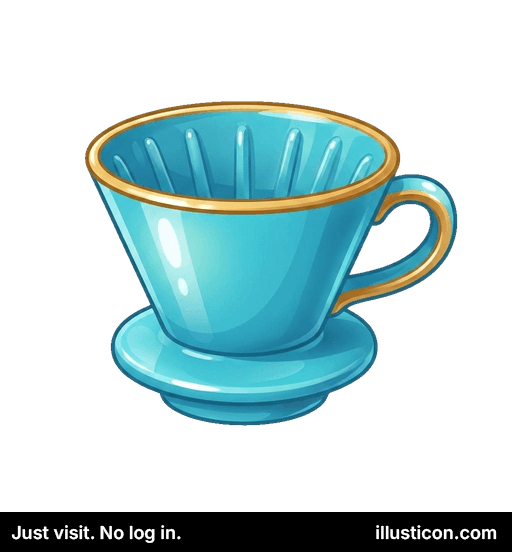 Elegant Coffee Filter Cone