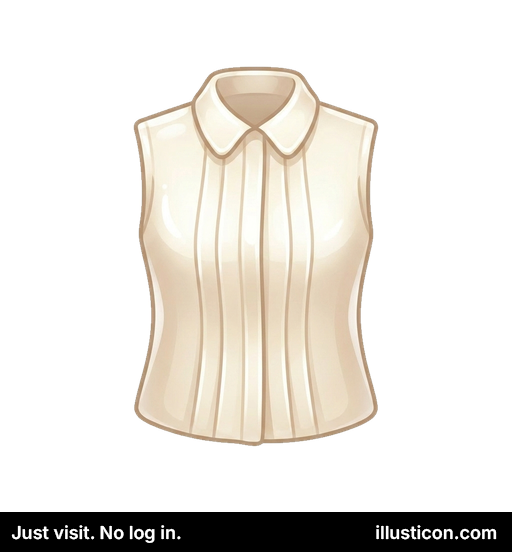 Áo Blouse Kem Không Tay Thanh Lịch