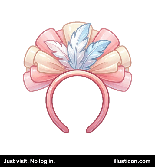 Festive Feathered Headband