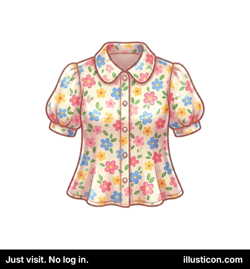 Flora Puf-Manika Bluzo