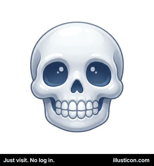 Biểu tượng Đầu lâu Hoạt hình Thân thiện