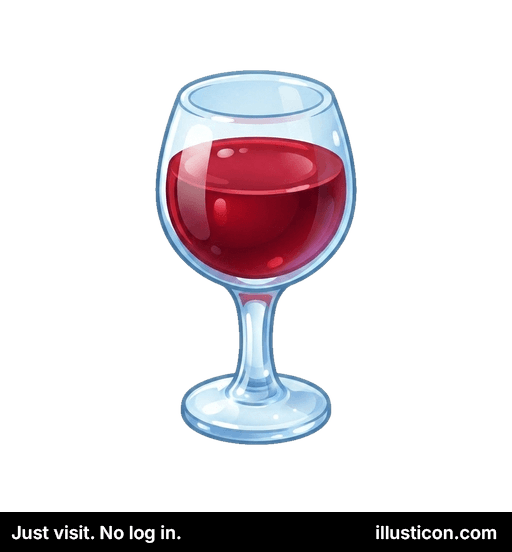 赤ワインのグラス