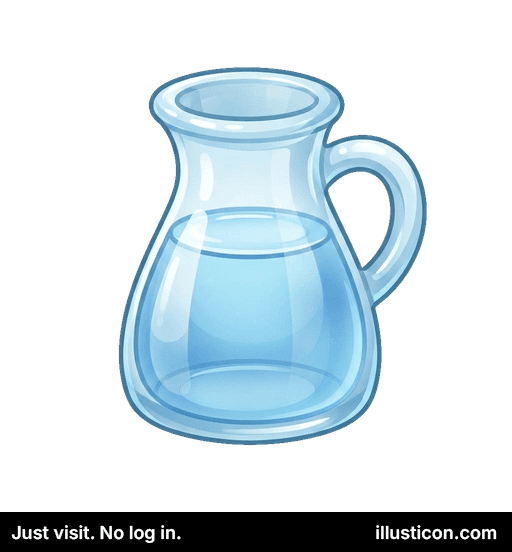 Glass Water Pitcher
