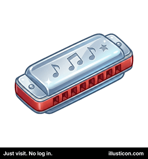 Brila Arĝenta kaj Ruĝa Buŝharmoniko