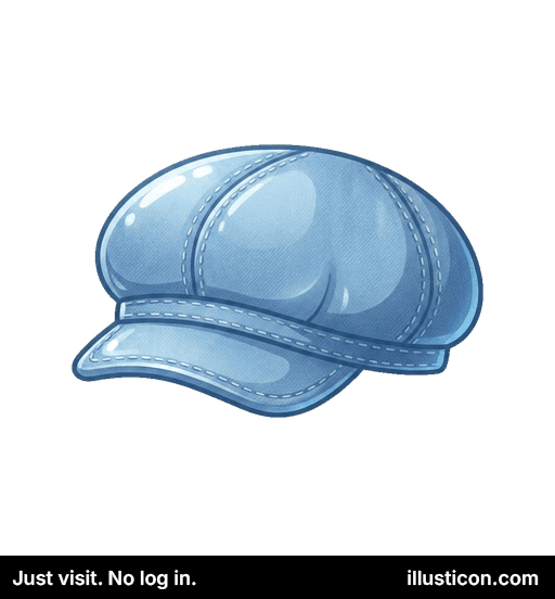 Helblua Ĝinsa Bakistknaba Ĉapo