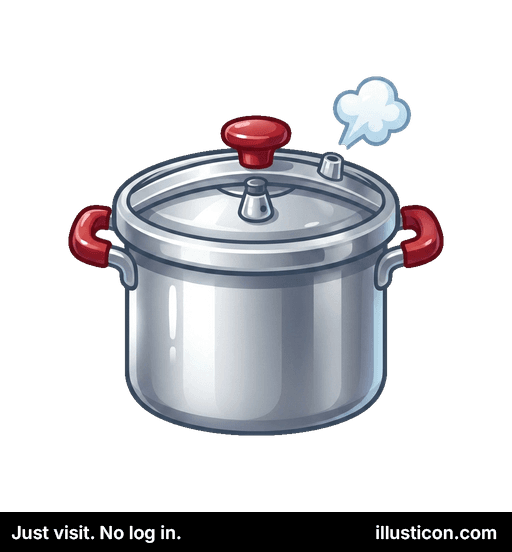 Moderna Arĝenta Premo-Kuirilo