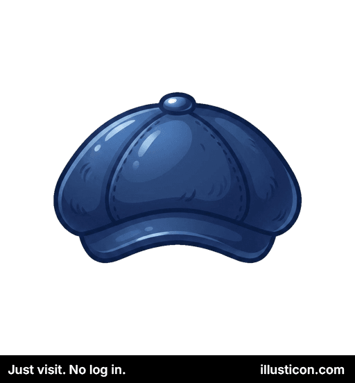 Mũ Nón Bẹt Màu Xanh Hải Quân