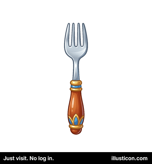 豪華な食卓フォーク