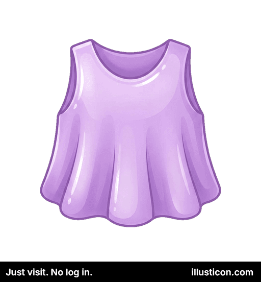 Purple Gathered Hem Top
