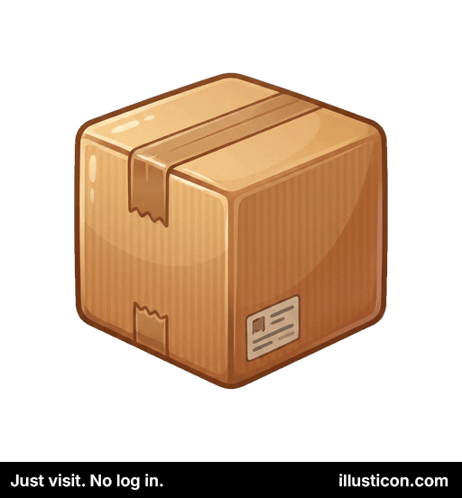 Sealed Cardboard Shipping Box