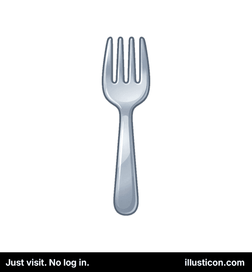 Tenedor de Cena Brillante de Cuatro Dientes