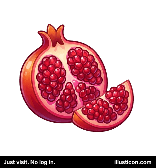 Quả Lựu Cắt Lát