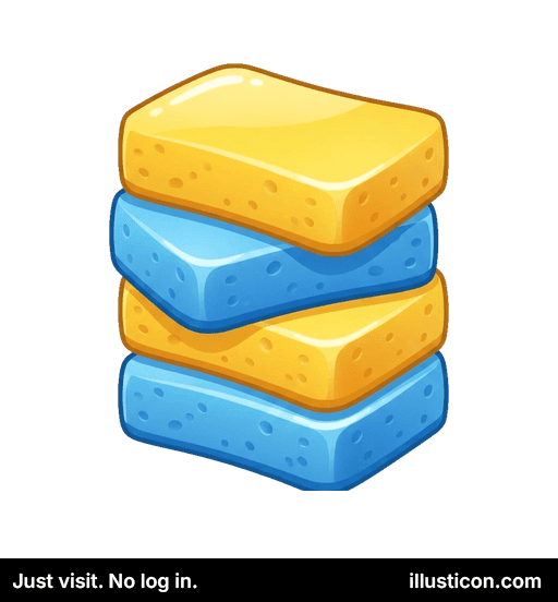 Miếng Bọt Biển Cọ Rửa Xếp Chồng