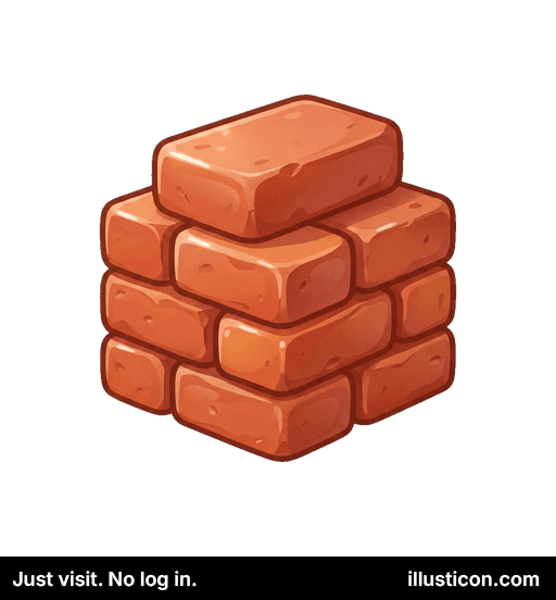 Gạch Đỏ Xếp Chồng