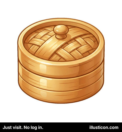 Traditional Bamboo Food Steamer