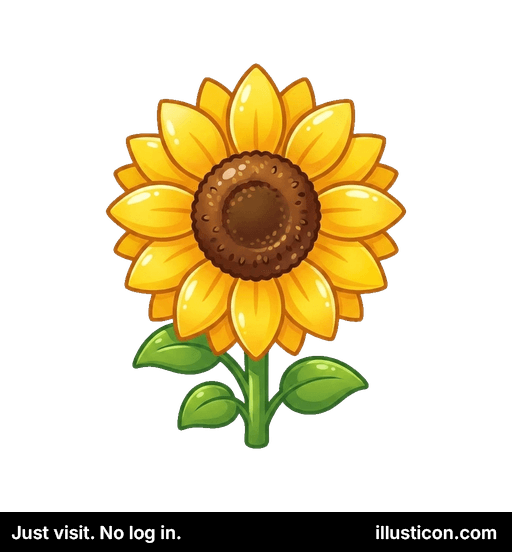 Vibrant Yellow Sunflower Bloom