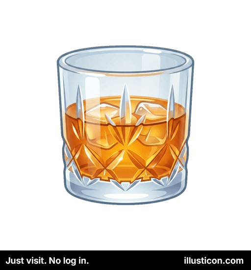 Whiskey On The Rocks Glass