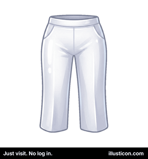 Quần Capri Trắng