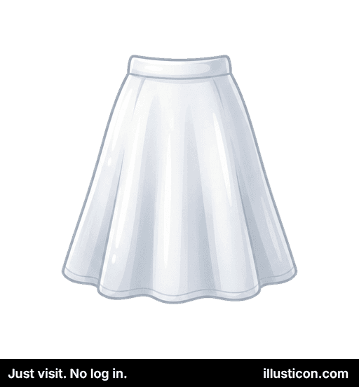 Chân Váy Xòe Trắng