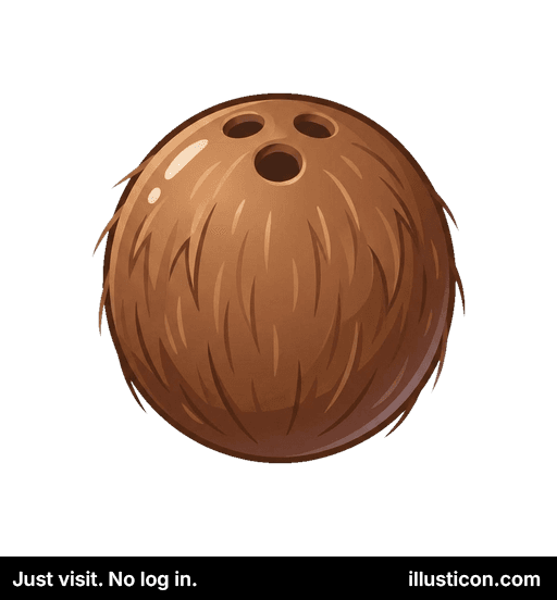 Whole Coconut Tropical Fruit