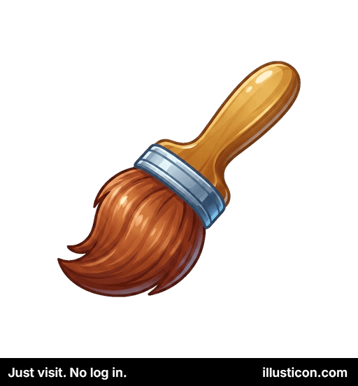 木製絵筆アイコン