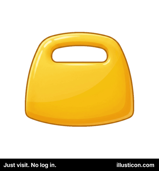 Yellow Bench Dough Scraper